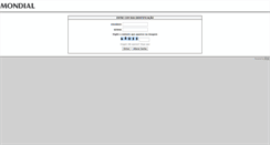 Desktop Screenshot of gerencial.mondialline.com.br
